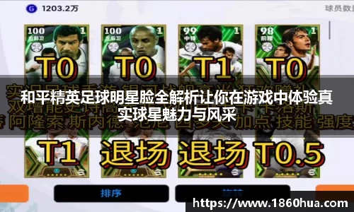 和平精英足球明星脸全解析让你在游戏中体验真实球星魅力与风采